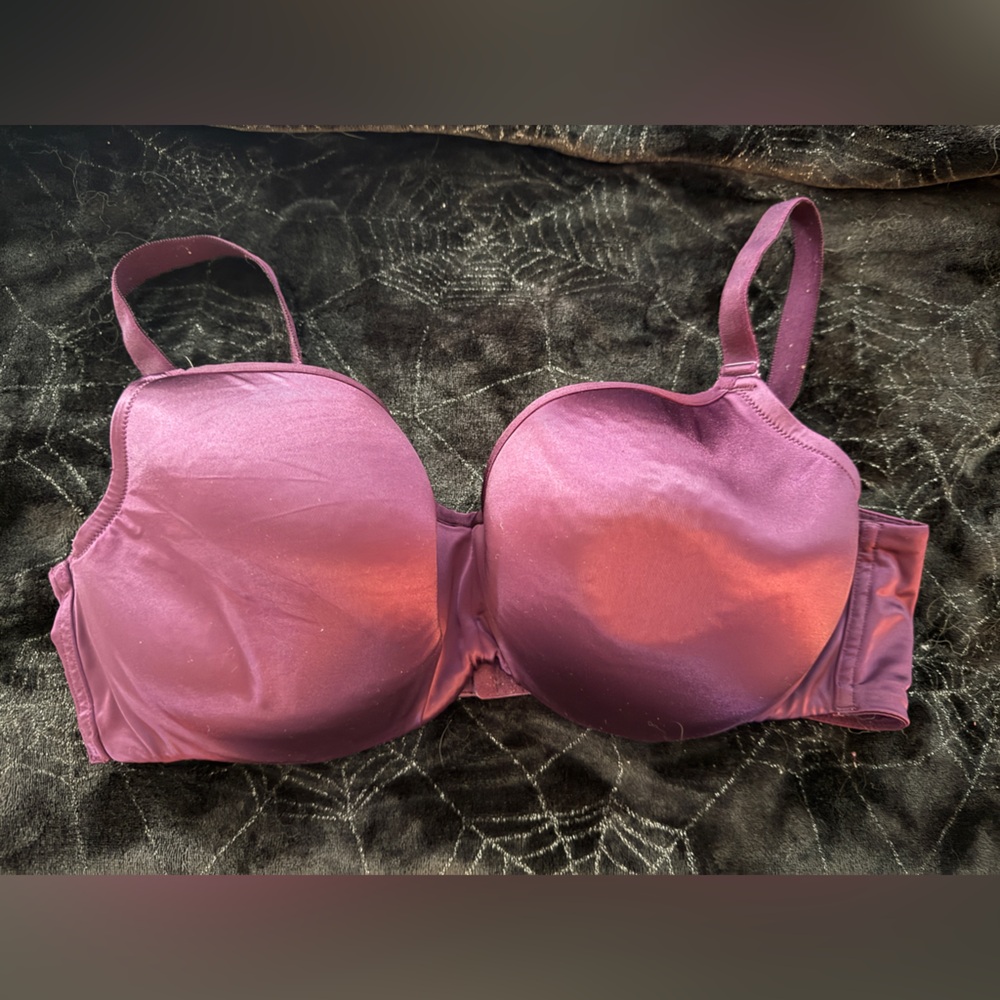 Torrid Purple Satin T-Shirt Bra